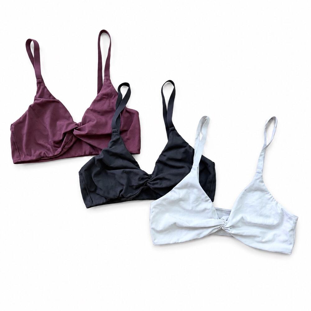 Gymshark Elevate Twist Front Bralette Lot of 3 Women’s Size XS-Small